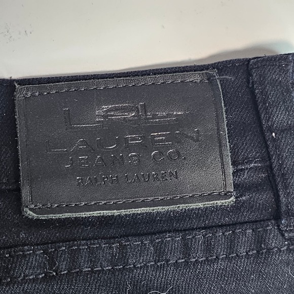 Ralph Lauren Jeans Co Womens 6 Iconic Black Denim Classiccore Outdoors Preppy - Picture 8 of 11